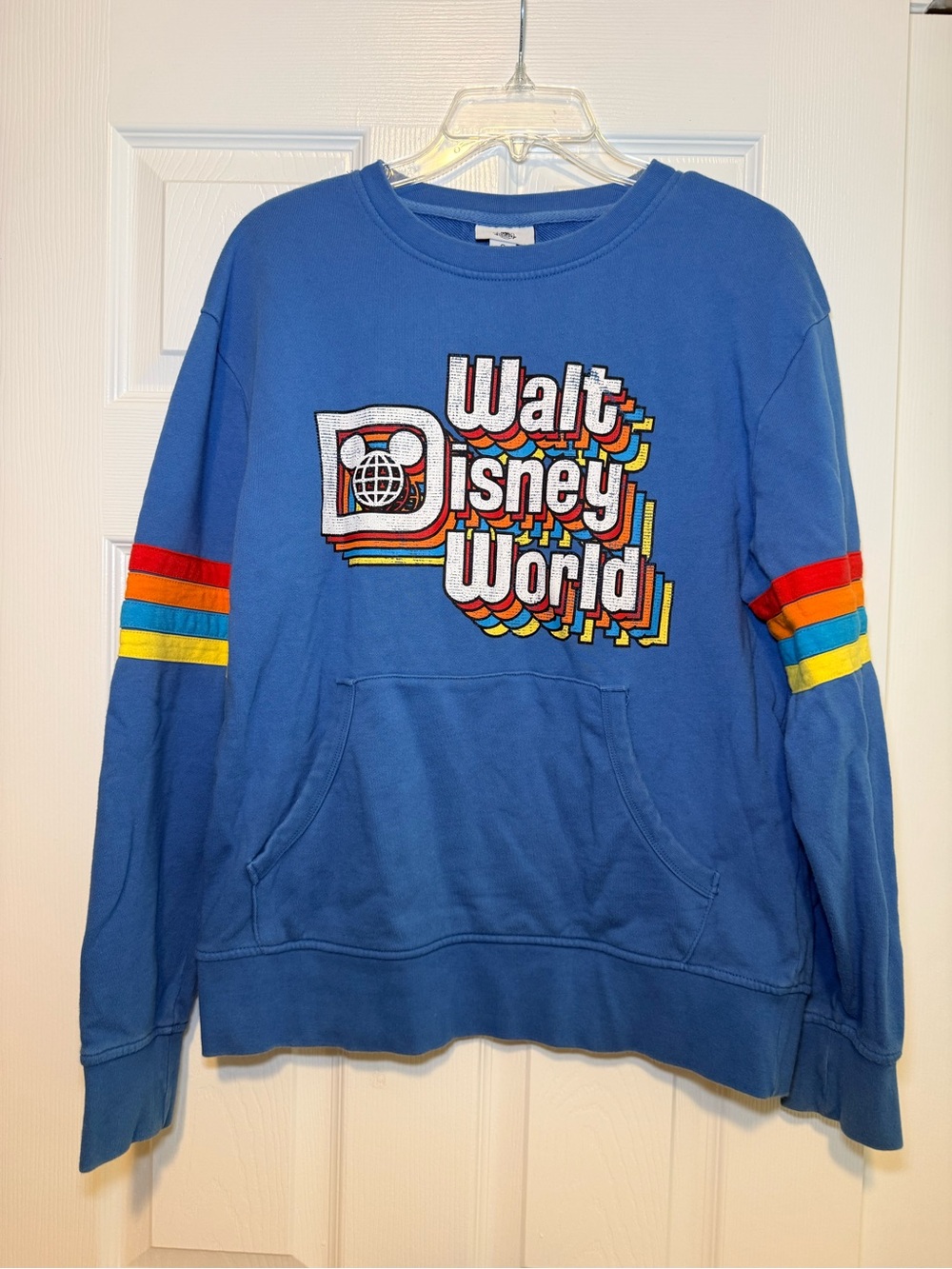 Walt Disney World Stripe Crewneck Sweatshirt